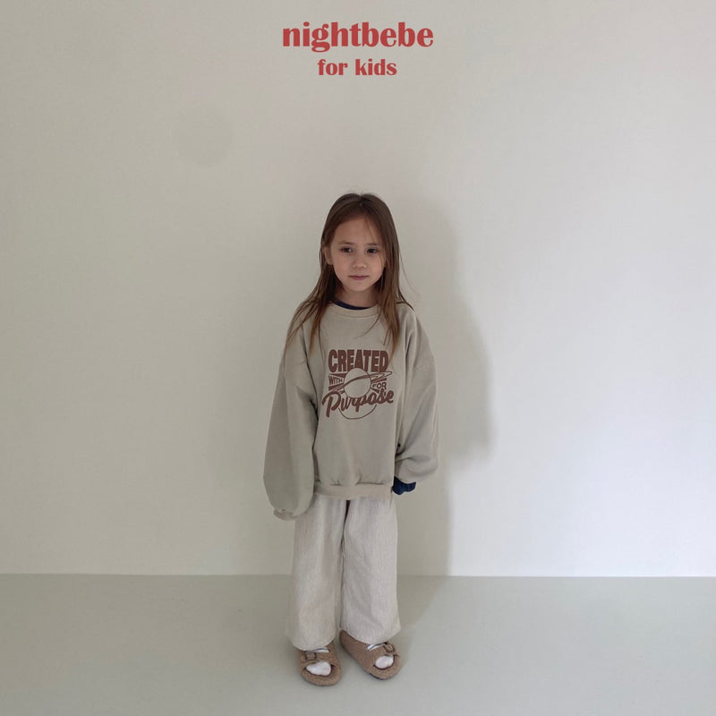 nightbebe / bonjour stripe pants