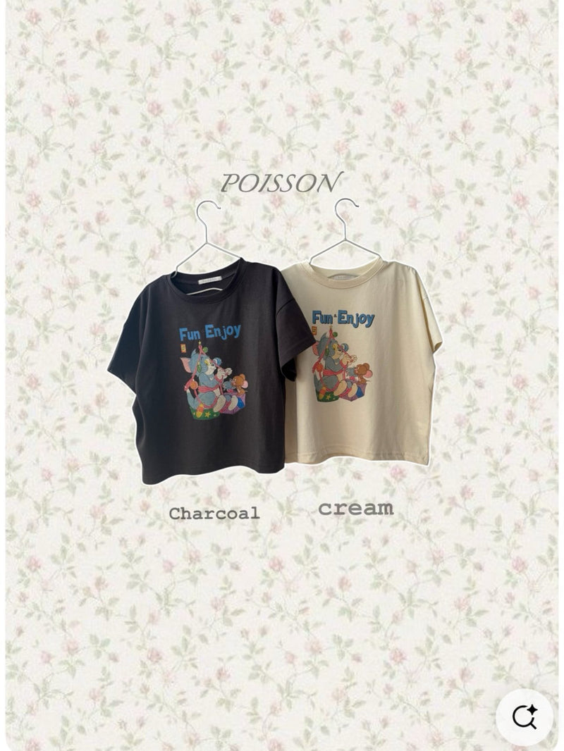 poisson / comix tee【for  kids &Jr.】