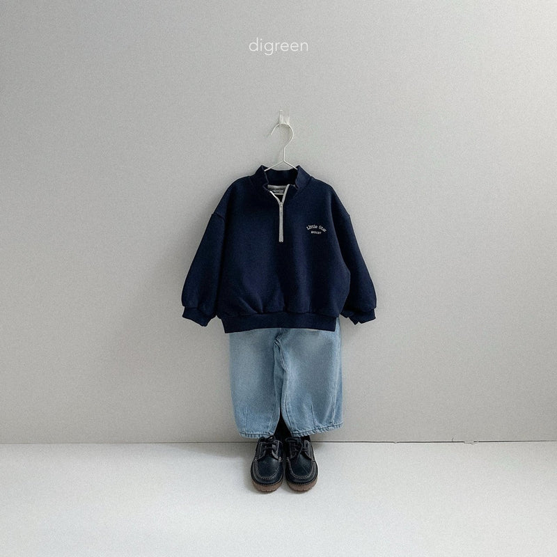 digreen / volume denim pants【for kids】
