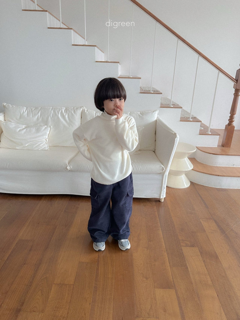 digreen / teddy turtleneck【for kids】