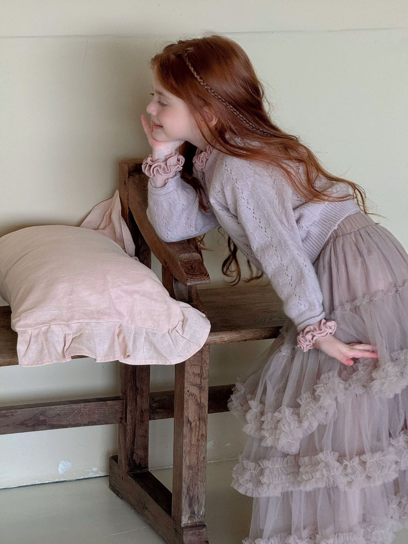 otaly / tulle maxi skirt【for kids , jr】