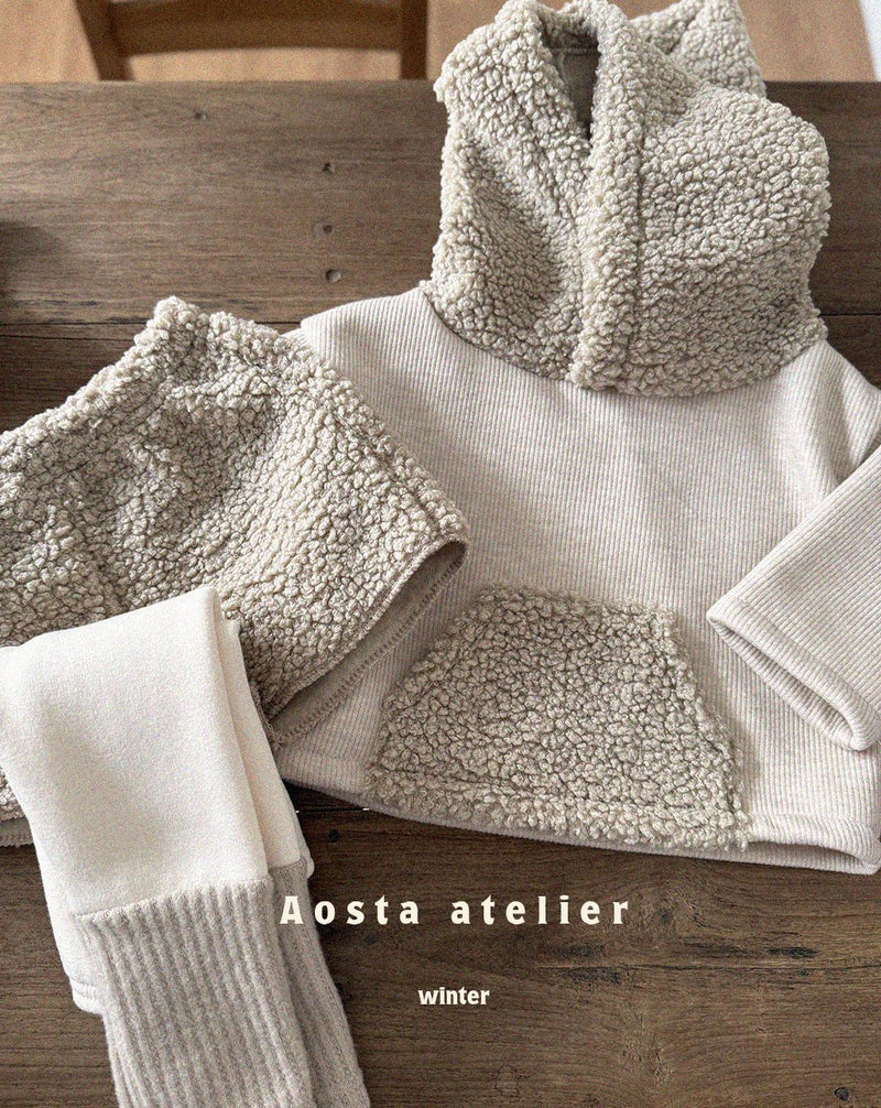 aosta / choco hoody