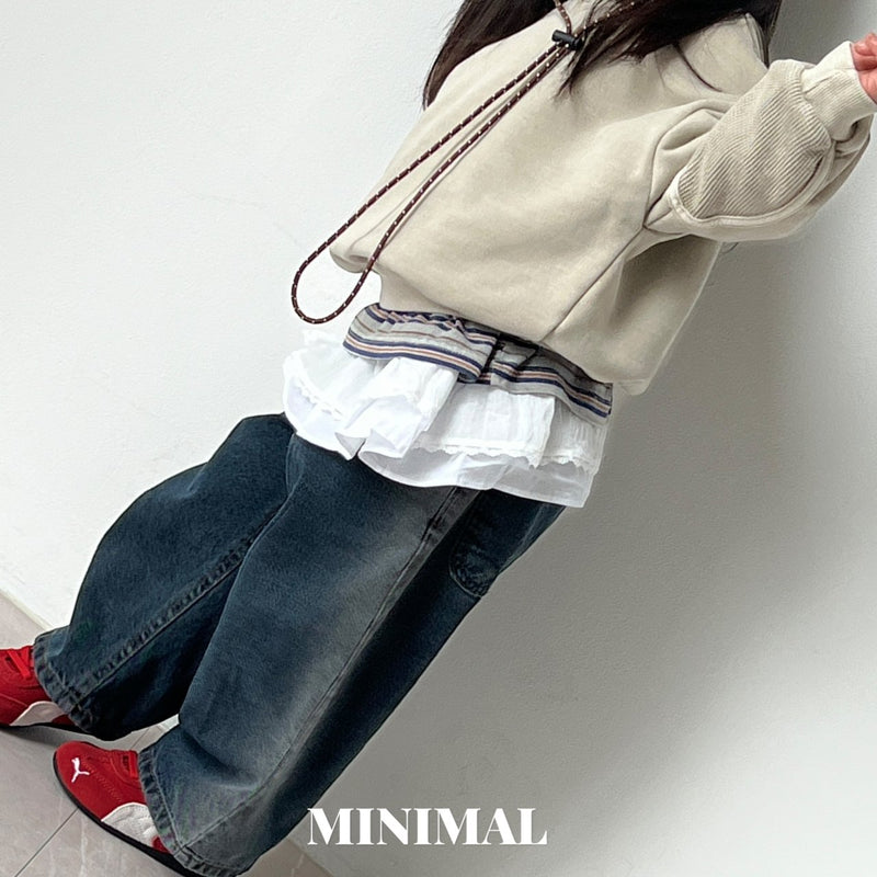 minimal / chappy layered skirt【for kids &Jr.】