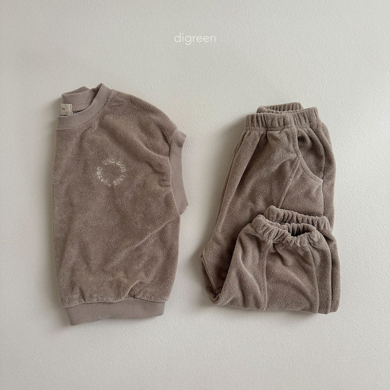 digreen / terry vest