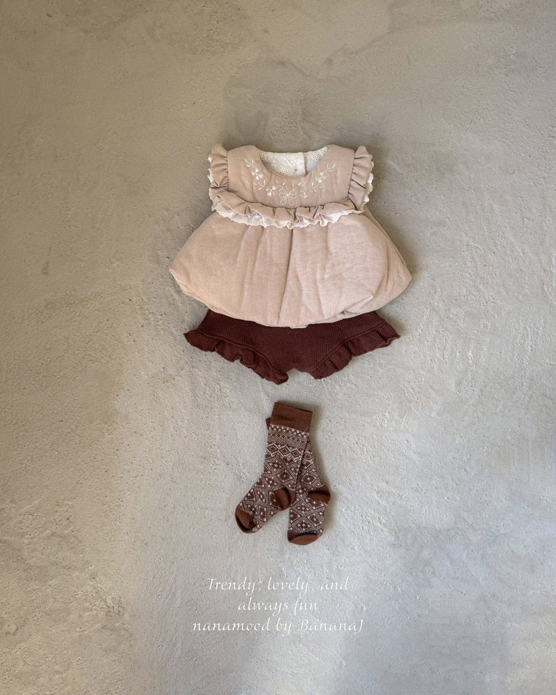 nanamood by banana.j / bebe knit frill pants【for baby】