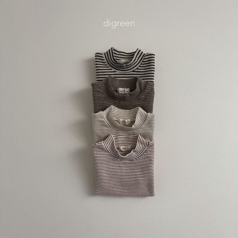 digreen / plip half neck tee