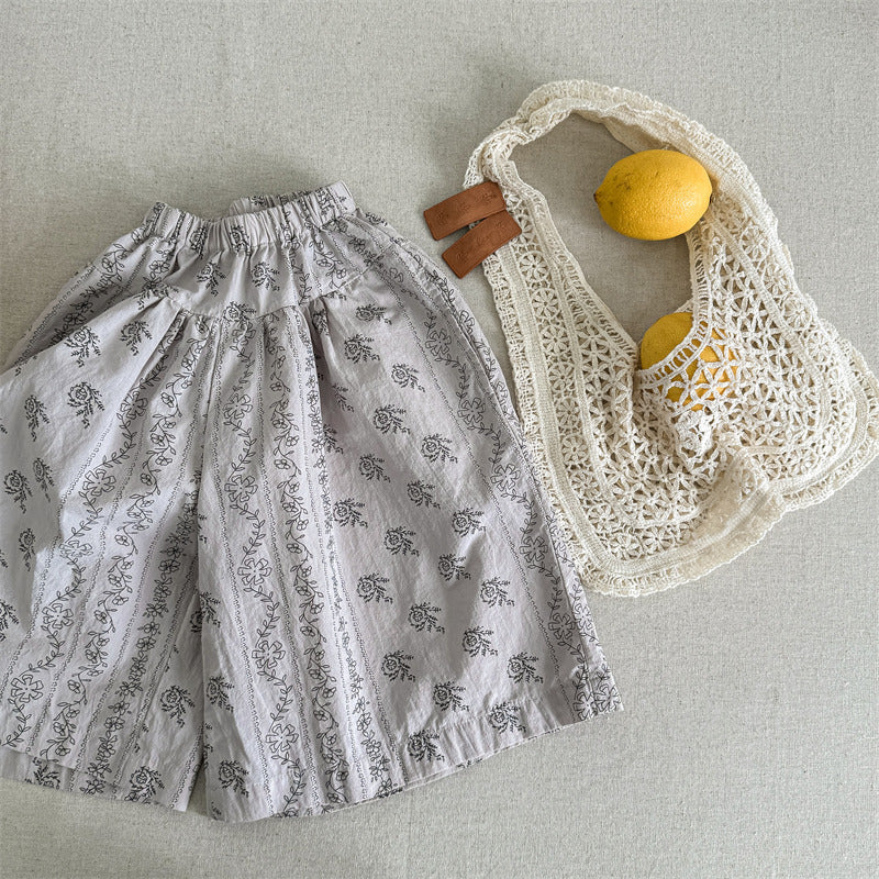 flower buggy pants【for kids 】