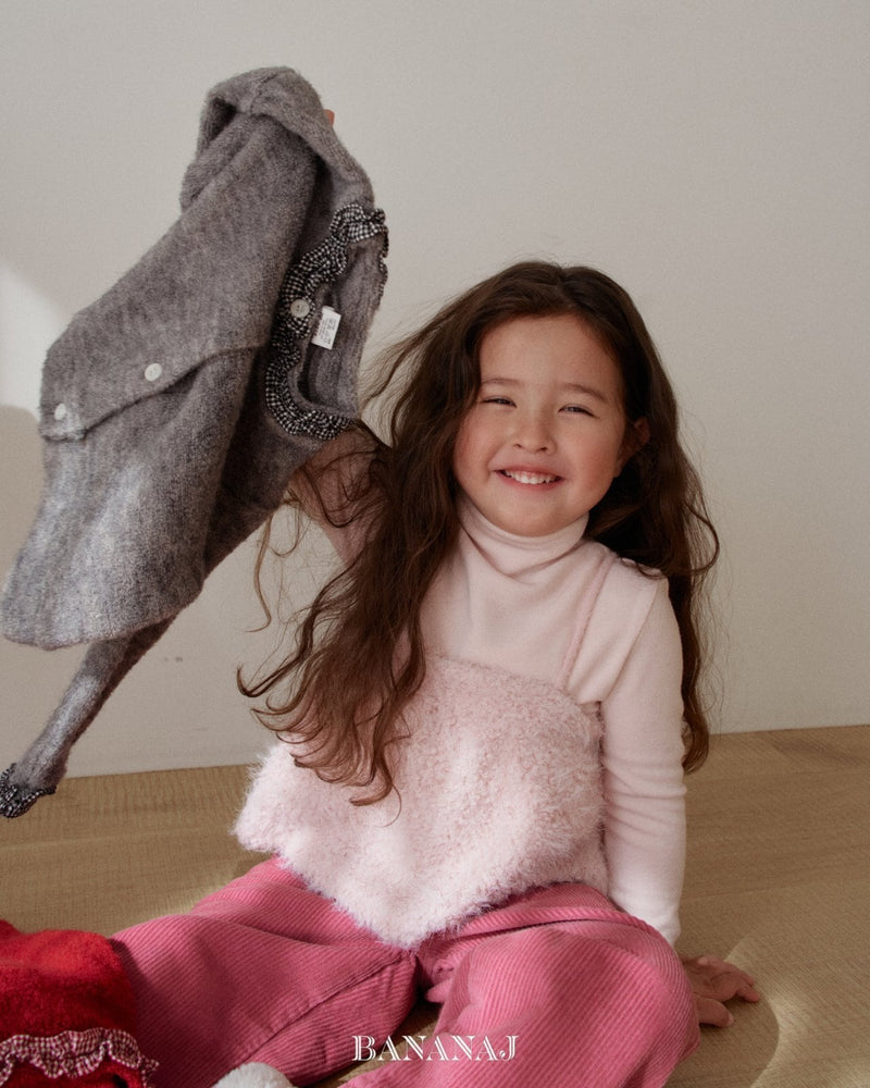 bananaj / cotton candy bustier top【for kids & jr.】