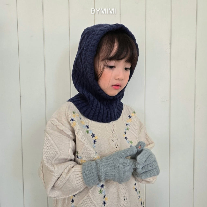 by mimi  / mini embroidery knit mtm【for kids , jr】