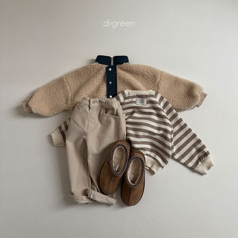 digreen / fleece half zipup mtm