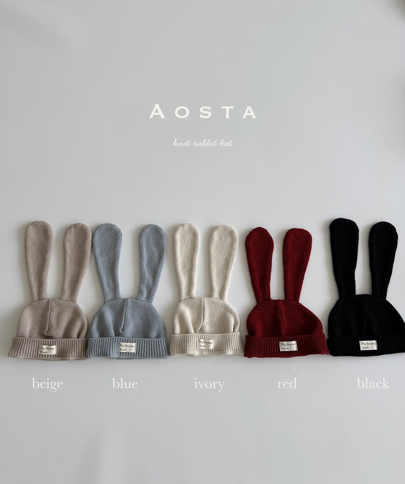 aosta / knit rabbit hat