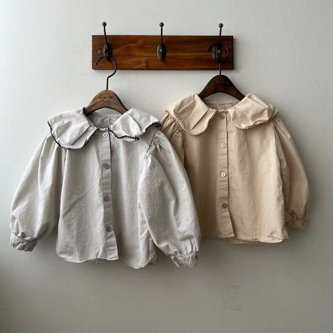 oatmeal / may sela blouse【for kids】