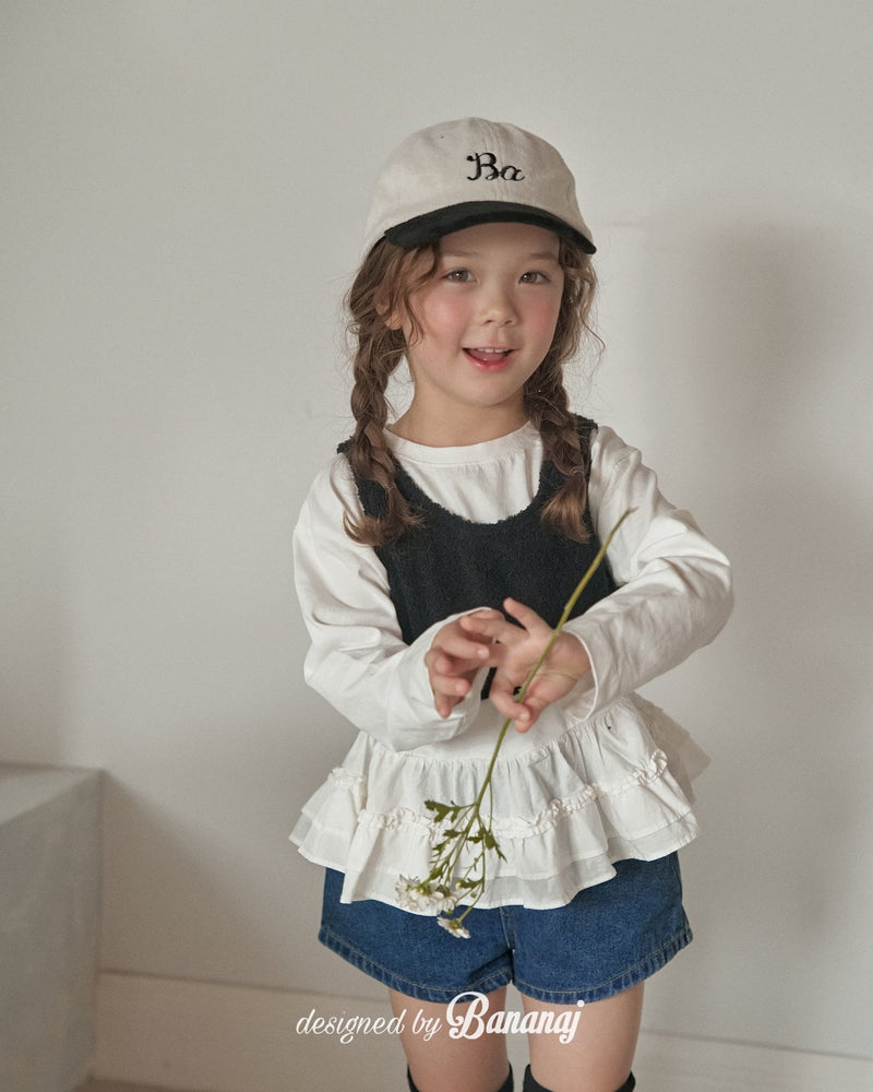 bananaj / lopple poin tee【for kids & jr.】