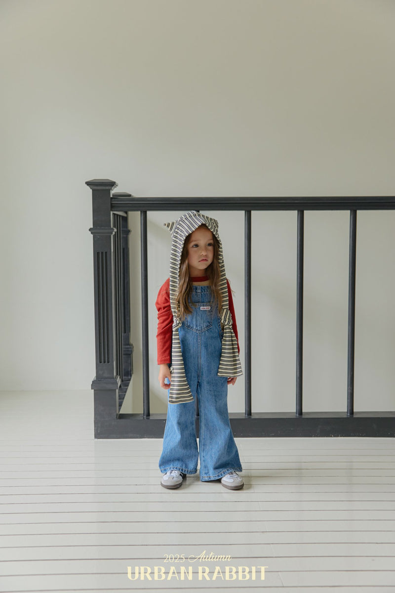 urban rabbit / denim boots cut overall【for kids & Jr.】