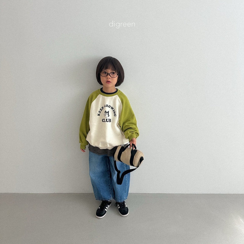 digreen / volume denim pants【for kids】