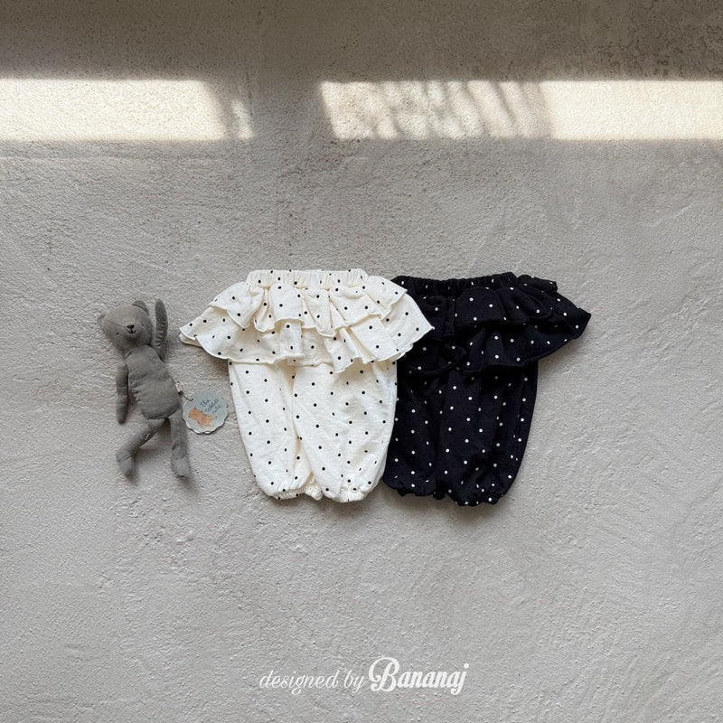 nanamood by banana.j / bebe leaf dot pants【for baby】