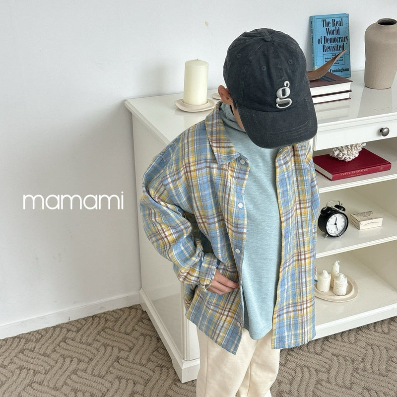 mamami / half pollar T-shirt【for kids & jr.】