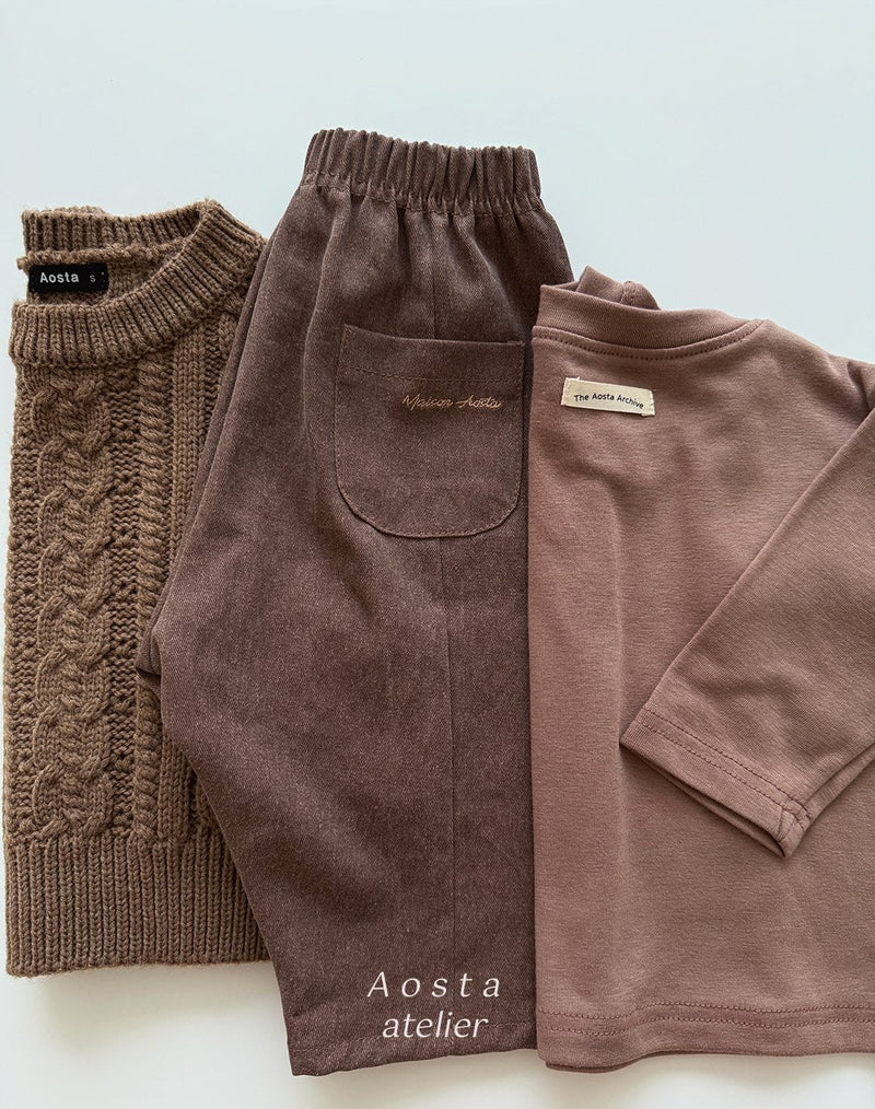 aosta /  essential tee【for baby&kids】