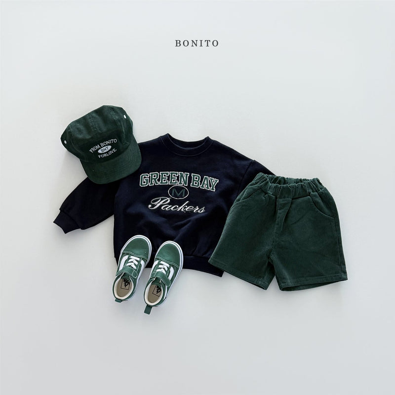 bonito / corduroy half pants【for kids&Jr.】