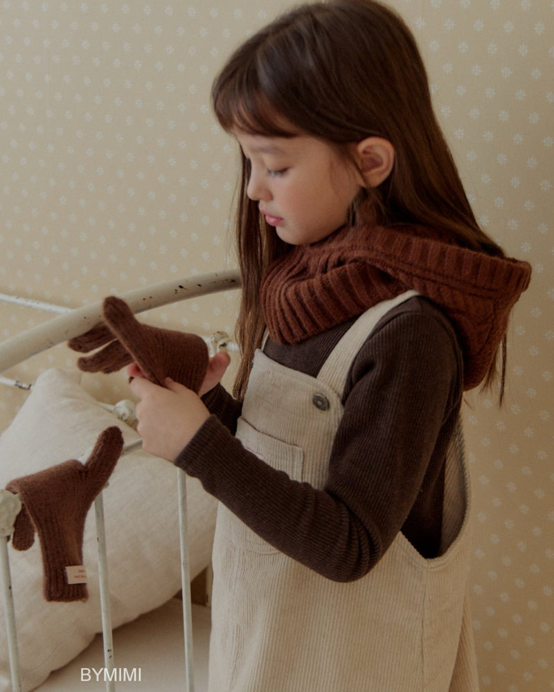 by mimi  / coco corduroy onepiece【for kids , jr】