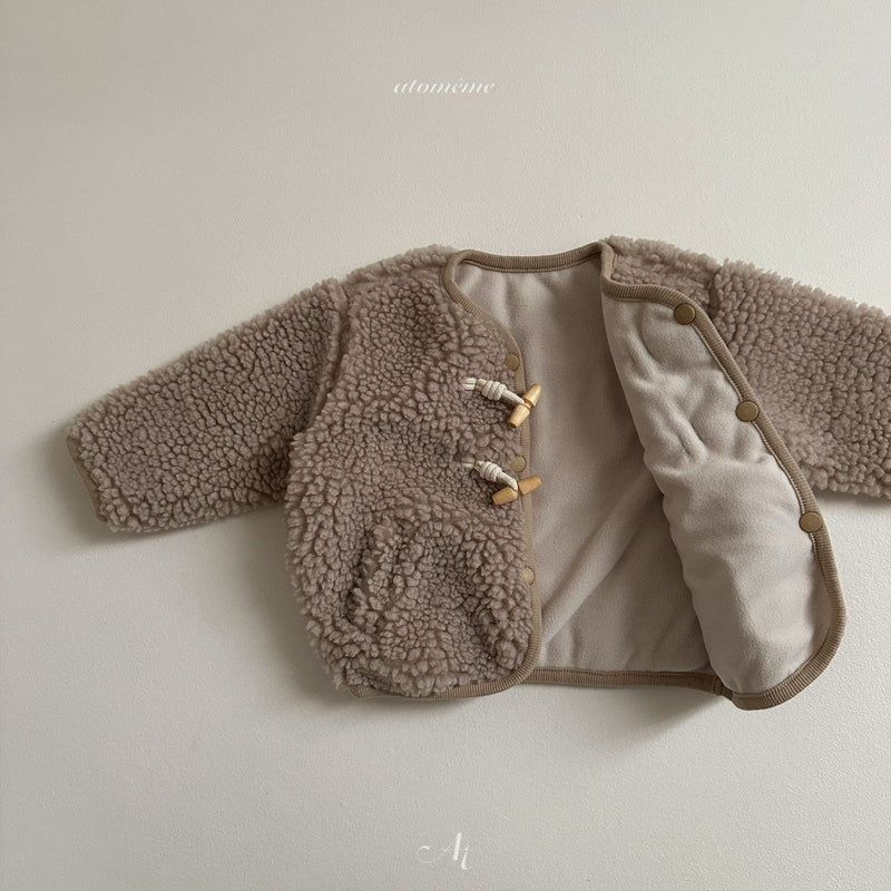 atomeme / fluffy jacket 【 for baby, kids 】