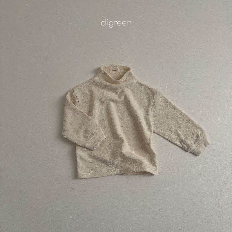 digreen / loose half neck tee