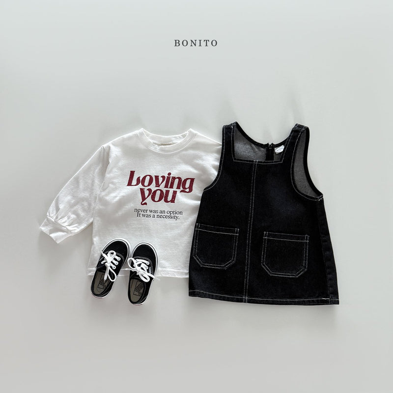 bonito / stitch denim ops【for kids&Jr.】