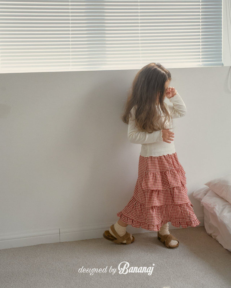 bananaj / candy cancan skirt【for kids & jr.]