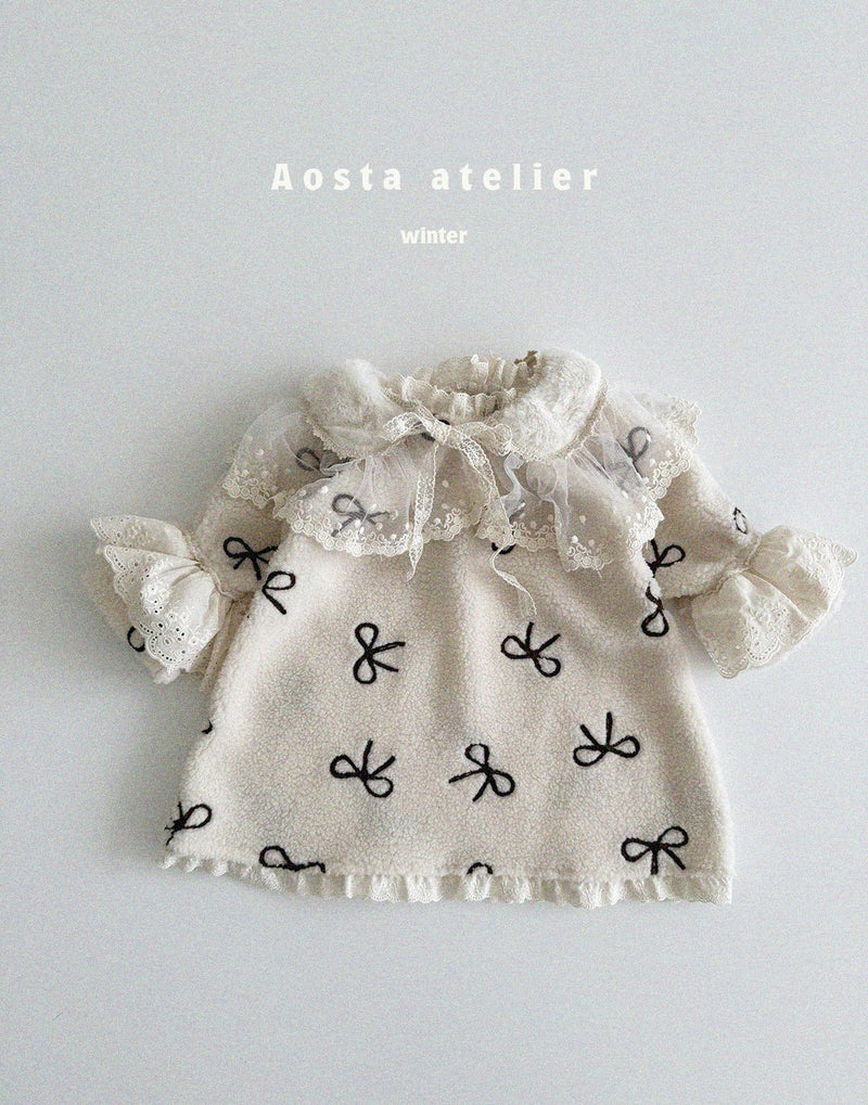 aosta / lace winter cape