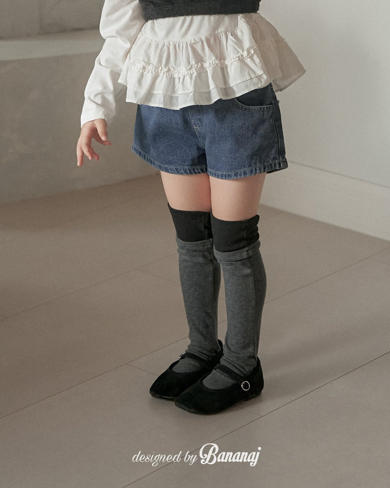 banana.j / toshi wool socks【for kids & jr.】