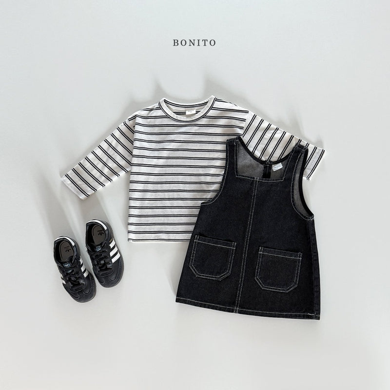 bonito / stitch denim ops【for kids&Jr.】