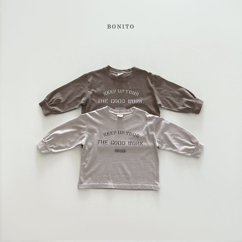 bonito / keep up pigment t 【for kids,Jr.&adult】