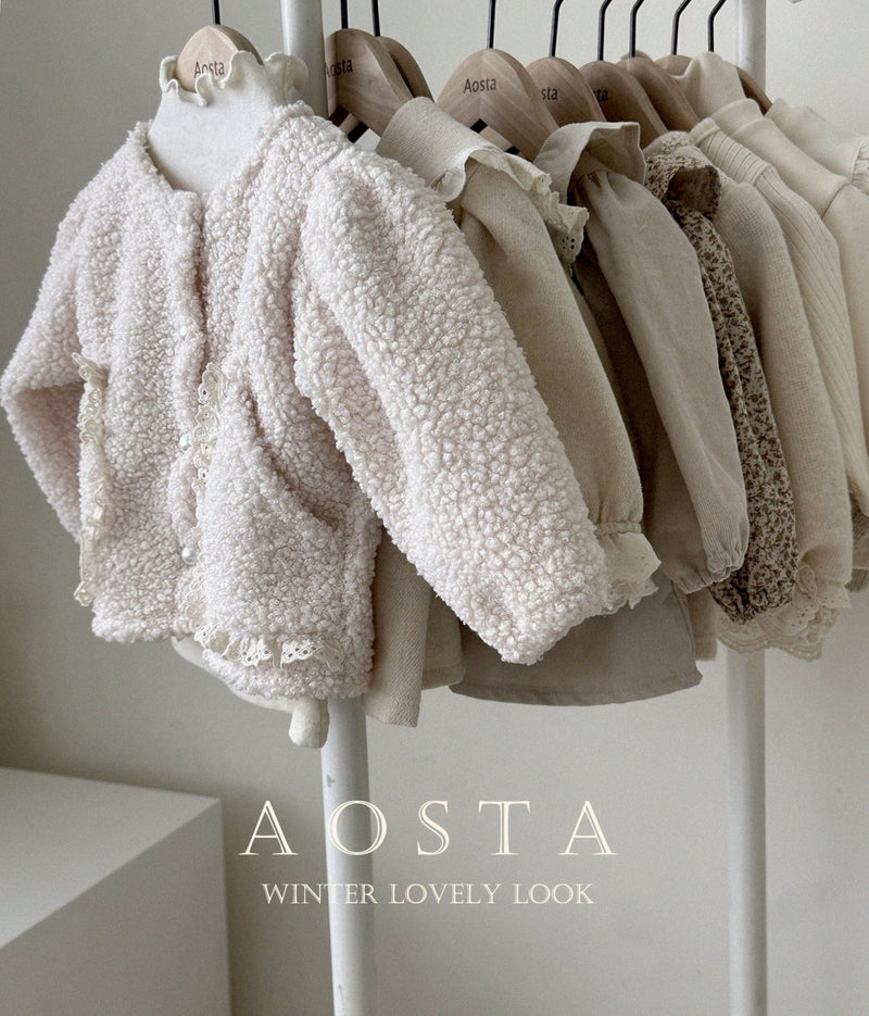 aosta / tete bear cardigan