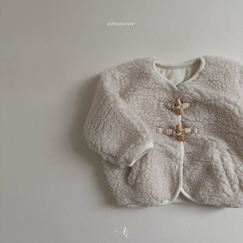 atomeme / fluffy jacket 【 for baby, kids 】