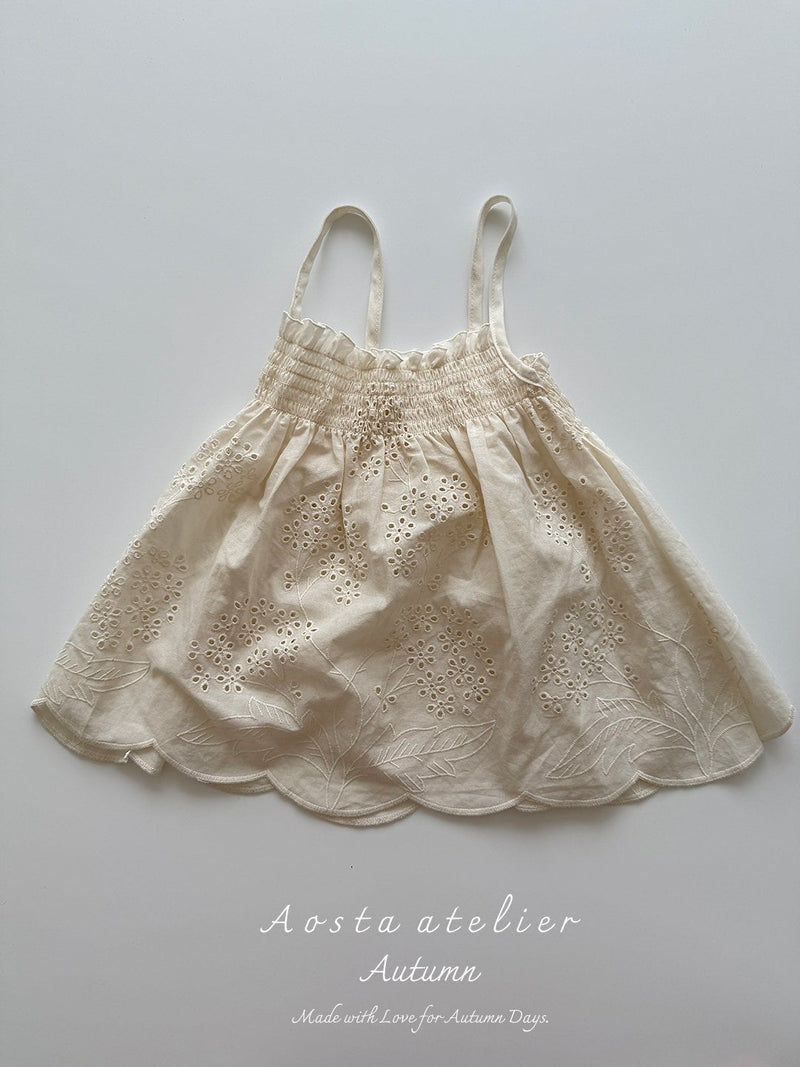 aosta /  lace leaf dress【for baby&kids】