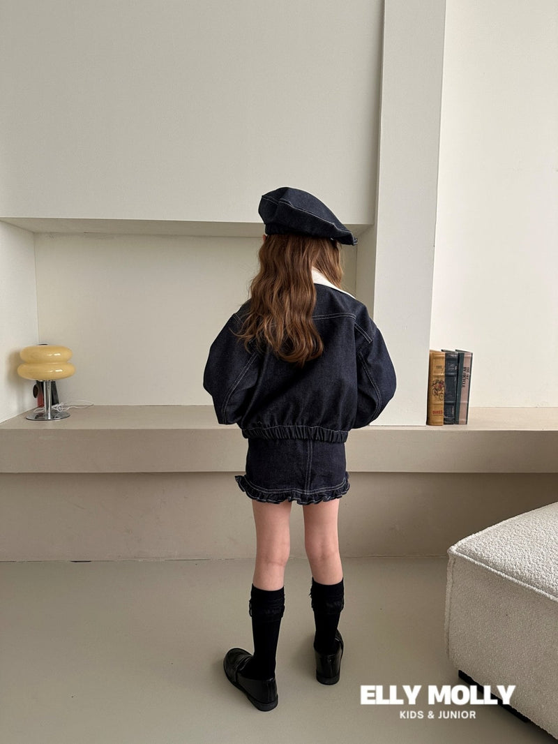 elly molly  / beasac fade crop jacket【for kids, Jr. 】