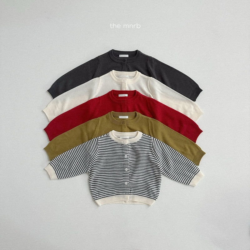 mini robe / robe basic cardigan【for kids】