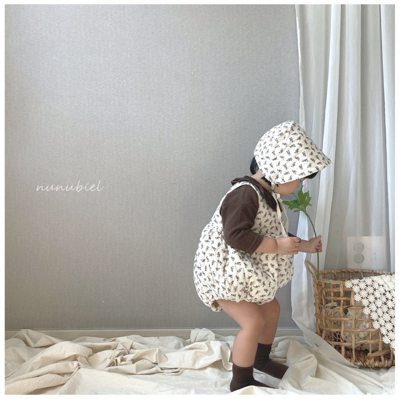 nunubiel / quilting romper & bonnet