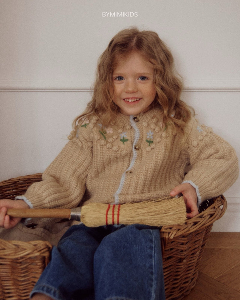by mimi  / popcorn cardigan【for kids,Jr. 】