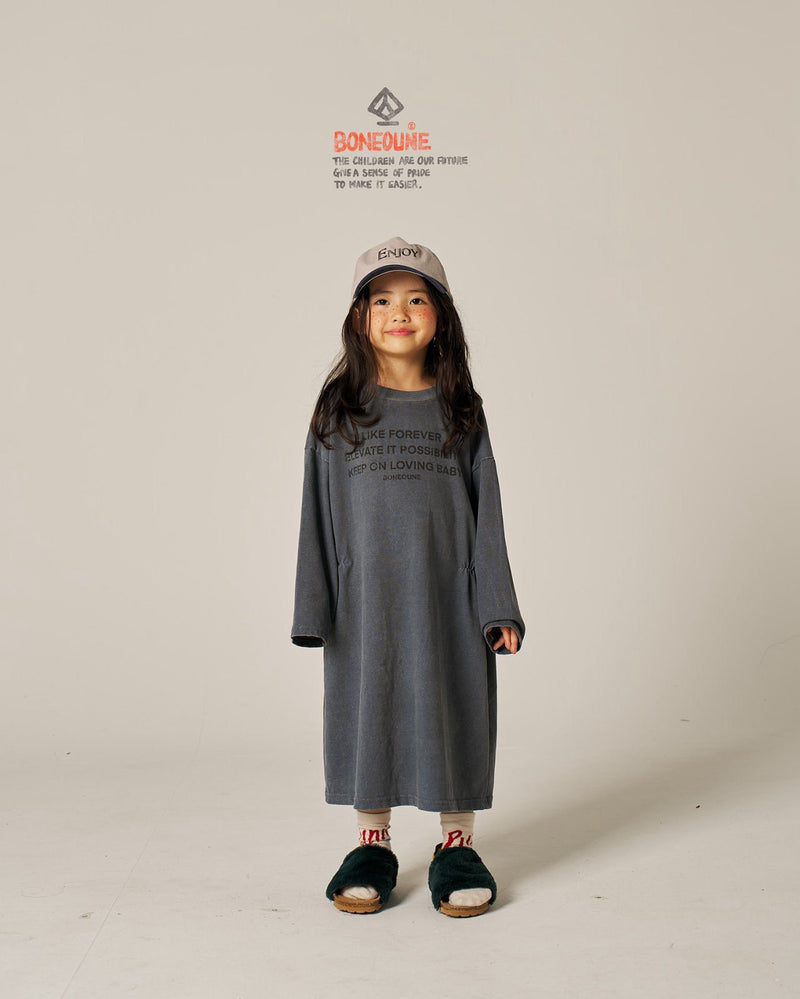 boneoune / loving pig long one-piece【for kids, Jr. 】