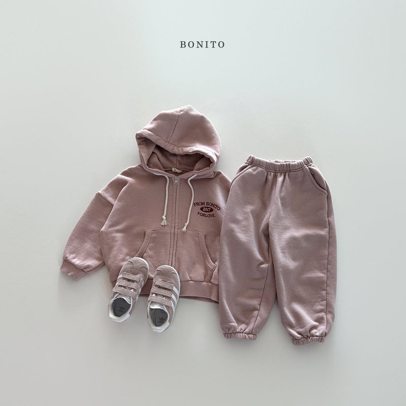 bonito / from bonito hood zip up 【for kids&Jr.】