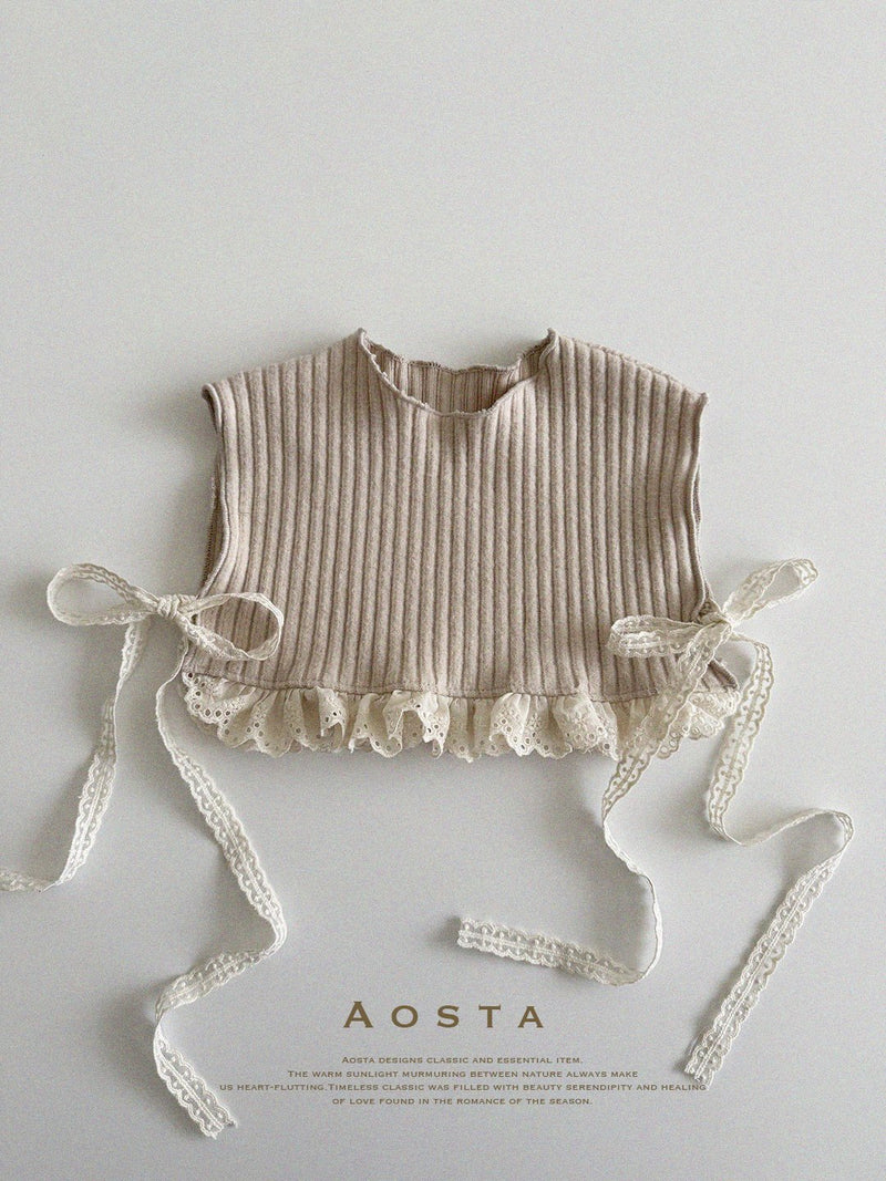 aosta / camellia frills vest