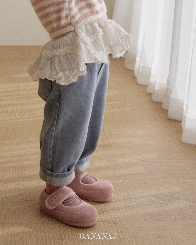 bananaj / winter denim pants【for kids & jr.】