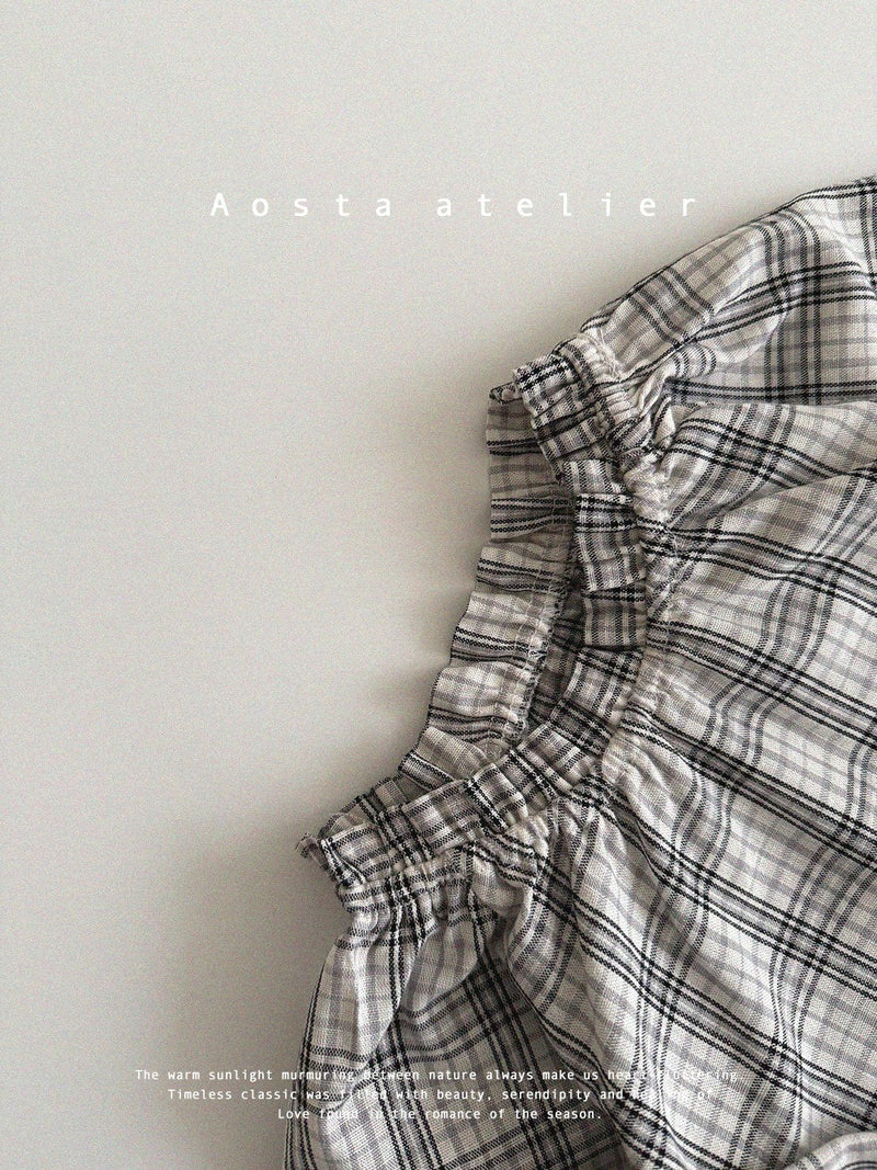 aosta / le check blouse【for baby &kids】