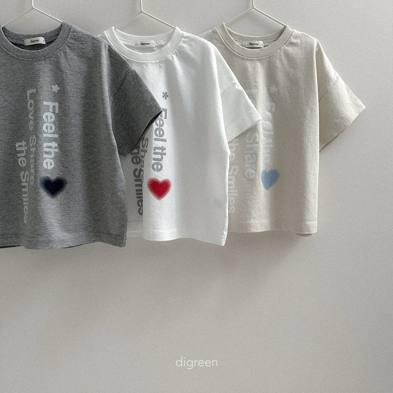 digreen / love share t-shirt【for kids】