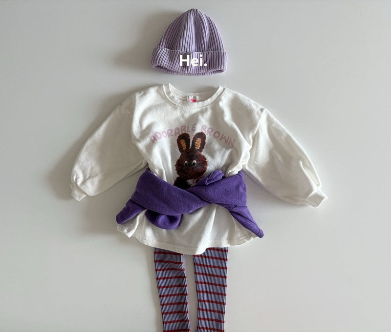hei. / stripe leggings【for kids】