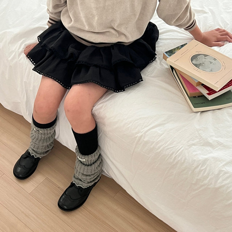 Minimal/ structure cancan skirt【for kids & jr.】