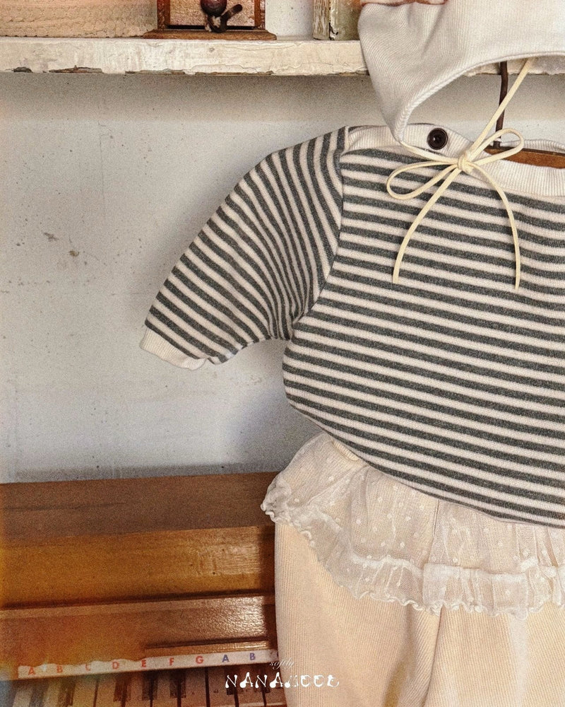 nanamood by bananaj / marine stripe bonnet【for baby】