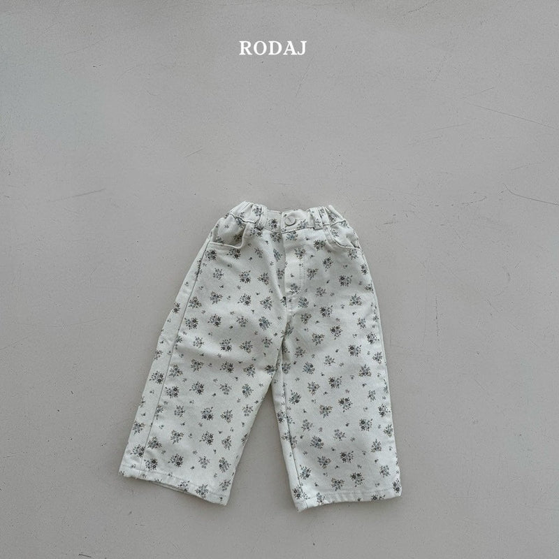 Roda.j  / poem flower pants【for kids & jr.】