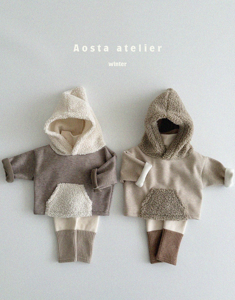 aosta / choco hoody